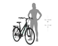 Kellys Cristy 30 White női trekking kerékpár 24 fokozatú Shimano Altus váltó,  V-fék S/17