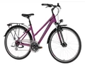 Kellys Cristy 40 Purple női trekking kerékpár 24 fokozatú Shimano Altus váltó, V-fék, agydinamó, S/17