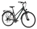 Kellys Cristy 50 Black/Aqua női trekking kerékpár 24 fokozatú Shimano Acera váltó, V-fék S/17