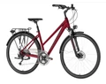 Kellys Cristy 70 Red női trekking kerékpár 27 fokozatú Shimano Alivio váltó, Shim. Disc, agyd. S/17