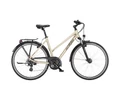 KTM Life Joy női trekking kerékpár 24 fokozatú Shimano Altus váltó, pezsgő 51cm