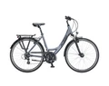 KTM Life Joy női trekking kerékpár 24 fokozatú Shimano Altus váltó, monovázas, V-fék, acél szükre 43cm