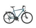 KTM Life Space férfi trekking kerékpár 27 fokozatú Acera váltó, tárcsafék, vital blue 60cm