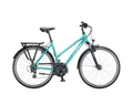 KTM Life Joy női trekking kerékpár 24 fokozatú Shimano Altus váltó, monovázas, V-fék, ocean/mint 46cm