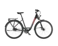KTM Life Eight Belt női trekking kerékpár, 8 fokozatú Nexus agyváltó, szíjhajtás, tárcsafék, fekete 46cm