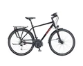 KTM Life Space férfi trekking kerékpár 27 fokozatú Deore XT váltó, tárcsafék, metál fekete 51cm