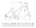 Kellys Pheebe 50 Aqua női cross kerékpár 18 fokozatú Cues váltó Shimano hidraulikus tárcsafék M/19