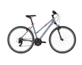 Kellys Clea 10 Grey/Pink női cross kerékpár 21 fokozatú TY300 váltó, V-fék 17