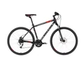 Kellys Cliff 90 Black/Red cross kerékpár 24 fok. Altus váltó, hidraulikus tárcsafék, 19