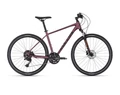 Kellys Phanatic 30 Dark Plum cross kerékpár 18 fok. Cues váltó, Shimano hidraulikus tárcsafék L/21