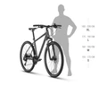 Kellys Phanatic 20 Blue cross kerékpár 27 fokozatú Altus váltó, Shimano hidraulikus tárcsafék L/21