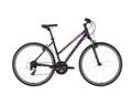 Kellys Clea 30 Black/Pink női cross kerékpár 24 fokozatú TX800 váltó, V-fék 19