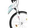 Neuzer X-Series női cross kerékpár Shimano TY300, duplafalú abroncs, fehér/türkiz 44cm/17