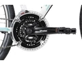Neuzer X-Series női cross kerékpár Shimano TY300, duplafalú abroncs, fehér/türkiz 44cm/17