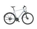 KTM X-Life Track Street férfi cross kerékpár 24 fokozatú Acera váltó, hidraulikus tárcsafék, ezüst (szürke) 46cm
