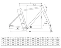 Kellys SOOT 50 országúti gravel kerékpár 20 fokozatú Shimano GRX 400 váltó, hidraulikus Disc M