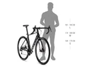 Kellys SOOT 30 országúti gravel kerékpár 16 fokozatú Shimano Claris váltó, mechanikus tárcsafék L