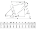 Kellys SOOT 30 országúti gravel kerékpár 16 fokozatú Shimano Claris váltó, mechanikus tárcsafék S