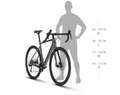 Kellys SOOT 30 országúti gravel kerékpár 16 fokozatú Shimano Claris váltó, mechanikus tárcsafék S