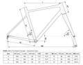 Kellys SOOT 30 Blue országúti gravel kerékpár 16 fokozatú Shimano Claris váltó, mechanikus tárcsafék XL