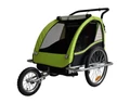 Gyermekutánfutó 2 gyermek szállítására (összsúly: max.40kg) könnyedén le/felszerelhető jogging szett, zöld