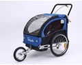 Gyermekutánfutó 2 gyermek szállítására (összsúly: max.40kg) könnyedén le/felszerelhető jogging szett, kék