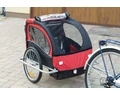 Gyermekutánfutó 2 gyermek szállítására (összsúly: max.40kg) könnyedén le/felszerelhető jogging szett, piros