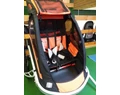KTM Carry gyermek szállító utánfutó, 2 gyermeknek, 45kg terhelhetőség, időjárás álló boritás