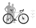 Kellys e-Soot 70 ebike 11 fokozatú GRX 45Nm, 237Wh, Ivory White 21”/L