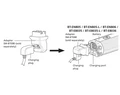 Shimano SM-BTE80 akkutöltő adapter csatlakozó átalakítására