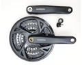 Shimano Acera FC-M371 9 fokozatú trekking/cross hajtómű 170-48/38/28-as fogszám négyzetkúpos láncvédős fekete