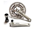 Shimano Deore FC-M533 ezüst hajtómű integrált tengellyel és csapággyal 170-48/36/26 9 fokozatú