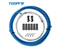 Toopre fékbowden készlet kék színű 2,5 méter (bowdenház+bowdenek+kupakok+bowdenvégek+összekötők)