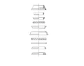 Extend kormánycsapágy félintegrált, tapered, 1-1/8-1,5