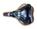 Selle Montegrappa férfi anatómiájú komfort nyereg rugós, barna