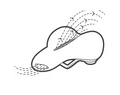 Selle Royal Respiro Relax prémium unisex komfort nyereg légcsatornás