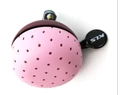 Csengő Kellys Bell 60 pöttyös pink 6 cm-es átmérő fém