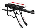 Ridepositive Versatile gyorszáras nyeregcsőre szerelhető csomagtartó táskatámasszal sárvédővel 50kg teherbírással