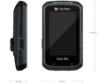 Bryton Rider 860E GPS kilométeróra, 90+ funkciós, fekete
