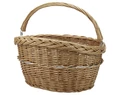 KlickFix Willow első kosár fából, fonott, 7kg-ig terhelhető, tartó nélkül