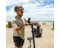 Ridepositive e-roller kosár sűrűszövésű acél hálóból györsrögzítős adapterrel