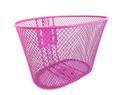 Gyerek kosár kerékpárra sűrűszövésű fém rózsaszín fix rögzítésű