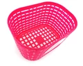 Gyerek kosár lovas mintával, műanyag, rácsos, pink