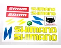 Shimano műgyantás matrica garnitúra 35x16cm és 25x17cm-es ívek választható színekben