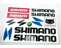 Shimano műgyantás matrica garnitúra 35x16cm és 25x17cm-es ívek választható színekben
