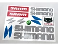 Shimano műgyantás matrica garnitúra 35x16cm és 25x17cm-es ívek választható színekben