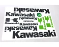 Kawasaki matrica garnitúra 35x25cm zöld vagy ezüst