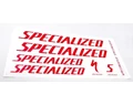 Specialized matrica garnitúra műgyantás bevonnattal 35x16cm és 25x17 cm ívek választható színekben