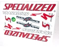 Specialized matrica garnitúra műgyantás bevonnattal 35x16cm és 25x17 cm ívek választható színekben