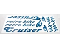 Cruiser matrica garnitúra 35x12cm ezüst és arany színben kapható